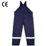 Padded working bibpants, with reflective tapes